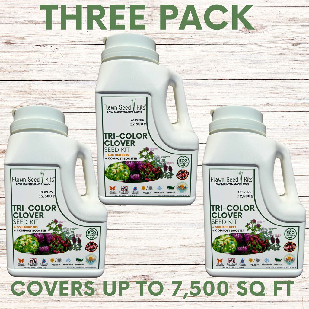 Tri-Color Clover Seed Easy Spread Shaker