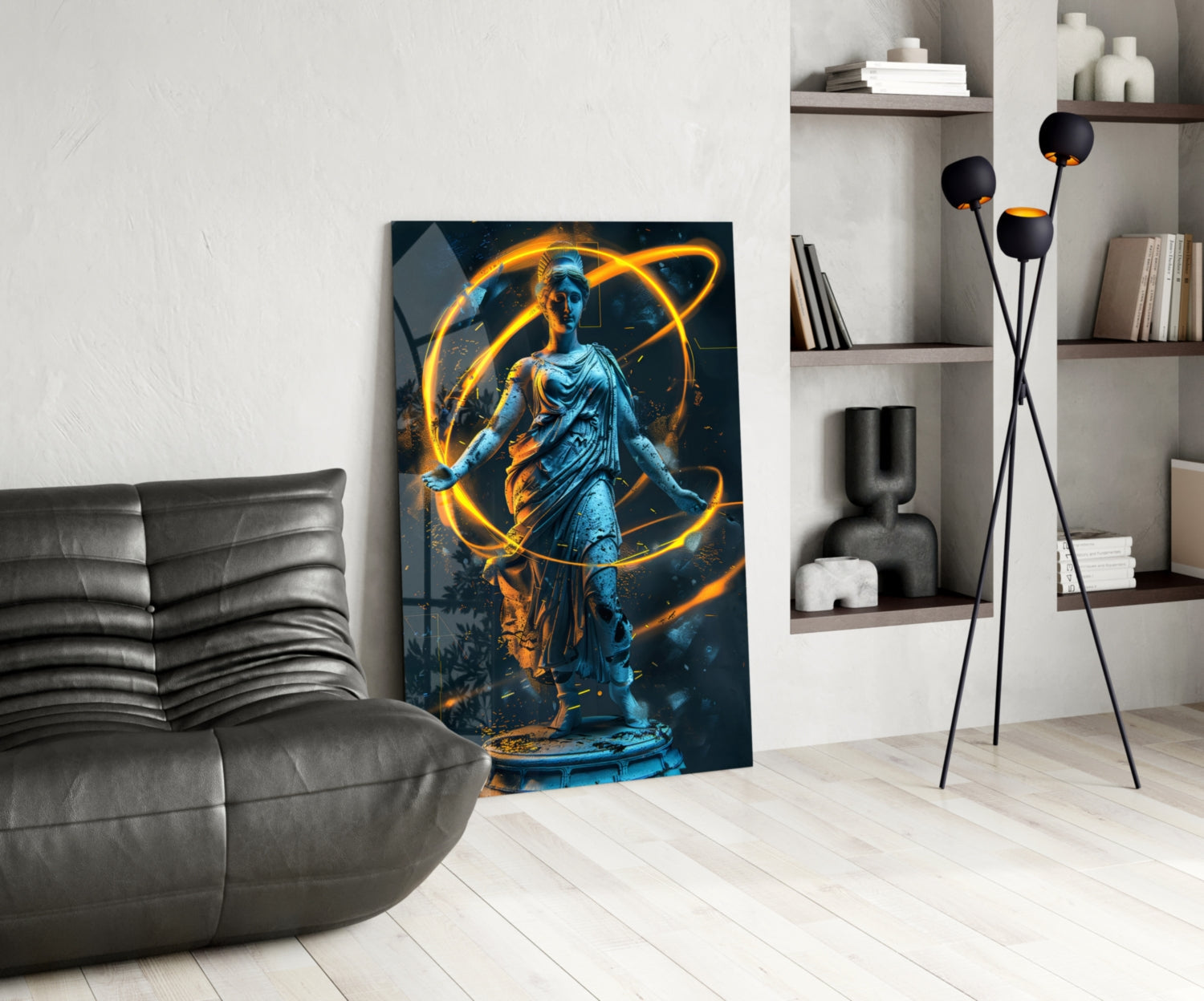 Neon Venus Glass Wall Art || Designer Collection