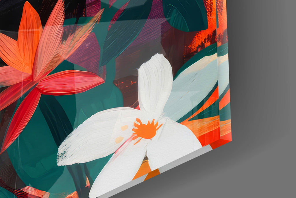 Spring Beauty Glass Wall Art || Designer Collection