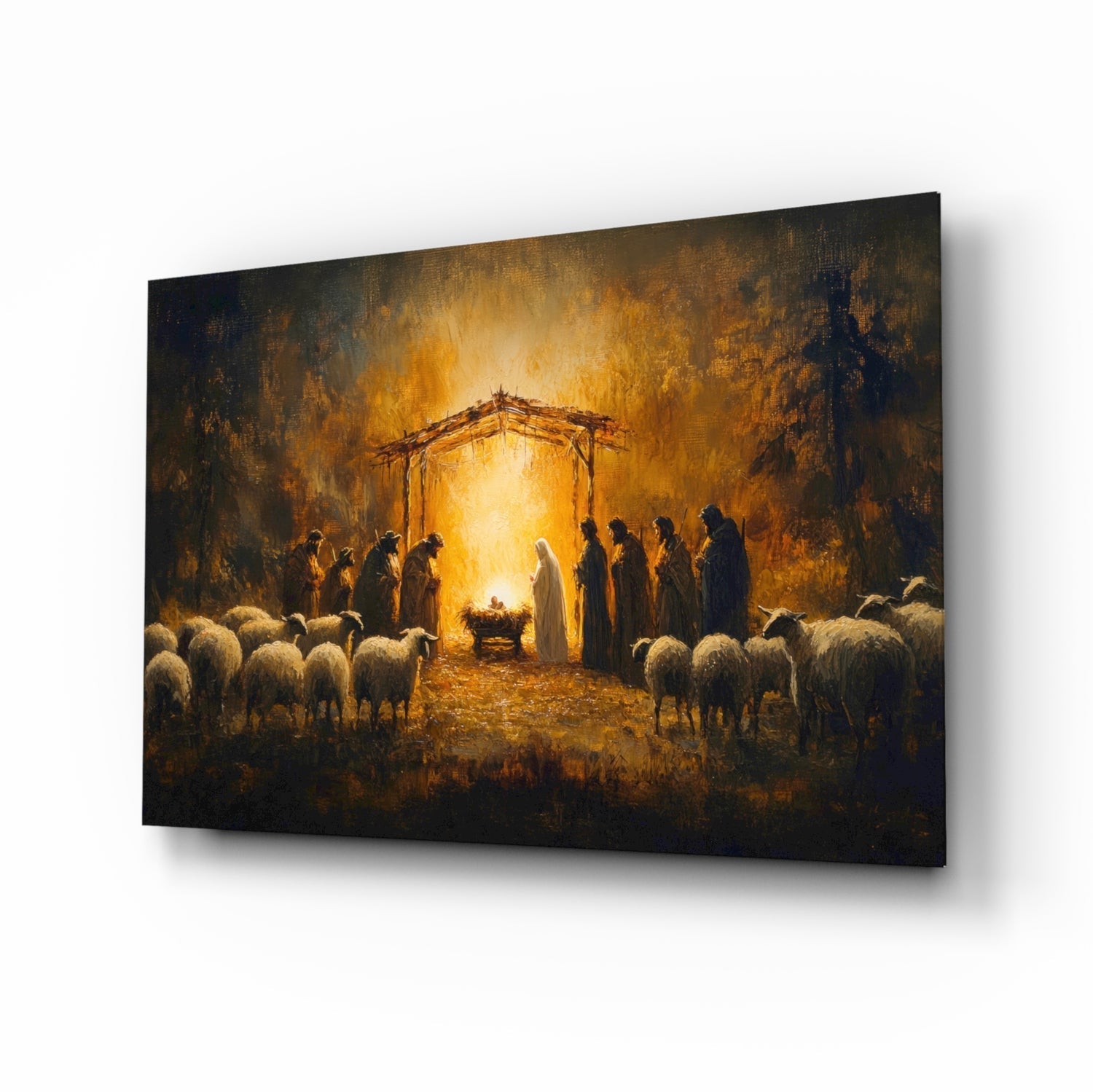 Birth Glass Wall Art || Designer Collection