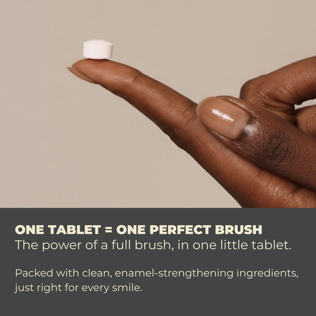 Fluoride-Free Cool Mint Toothpaste Tablets — 1 Month