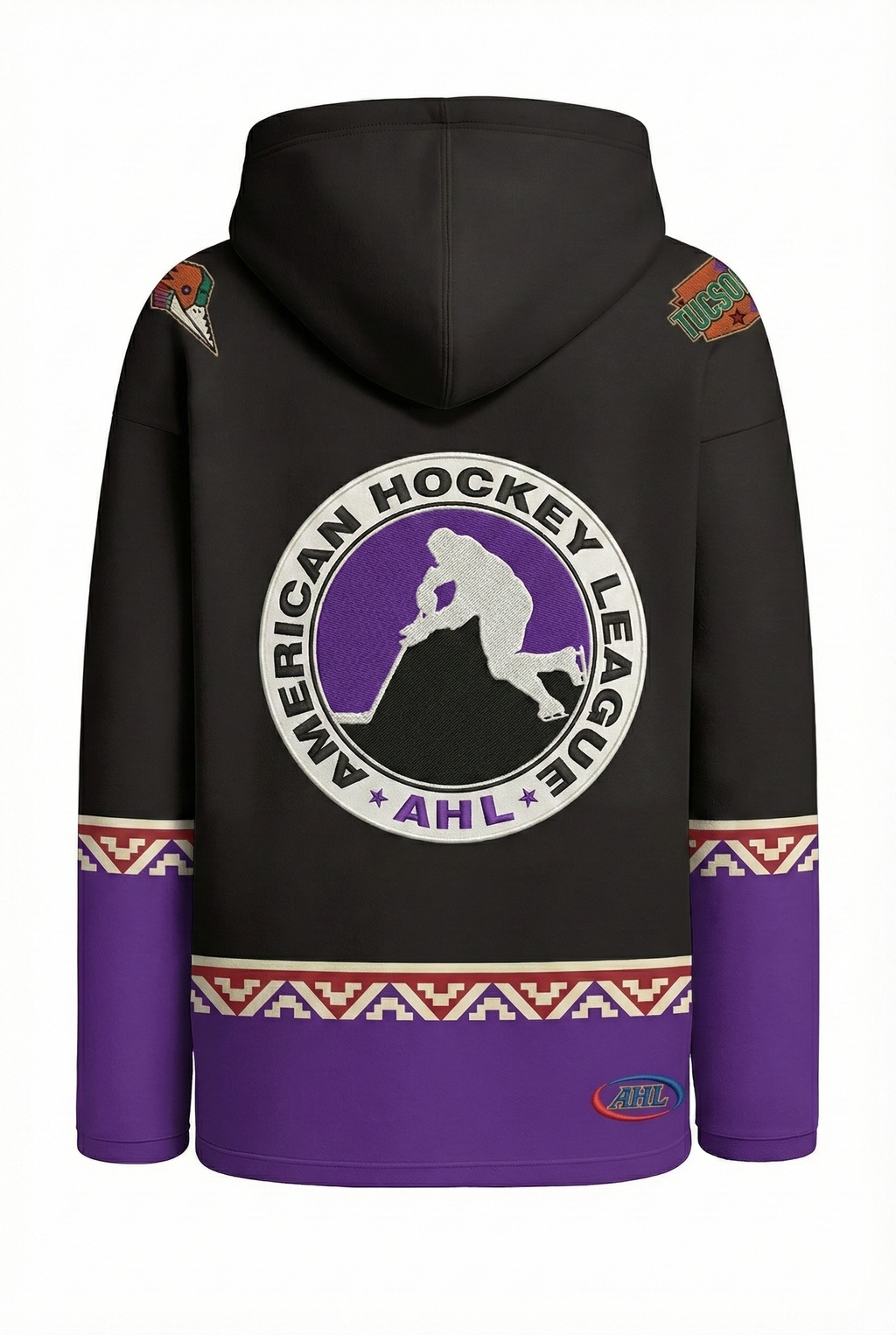 Tucson Roadrunners "Kachina" Alternate AHL Hockey Embroidered Lace Hoodie