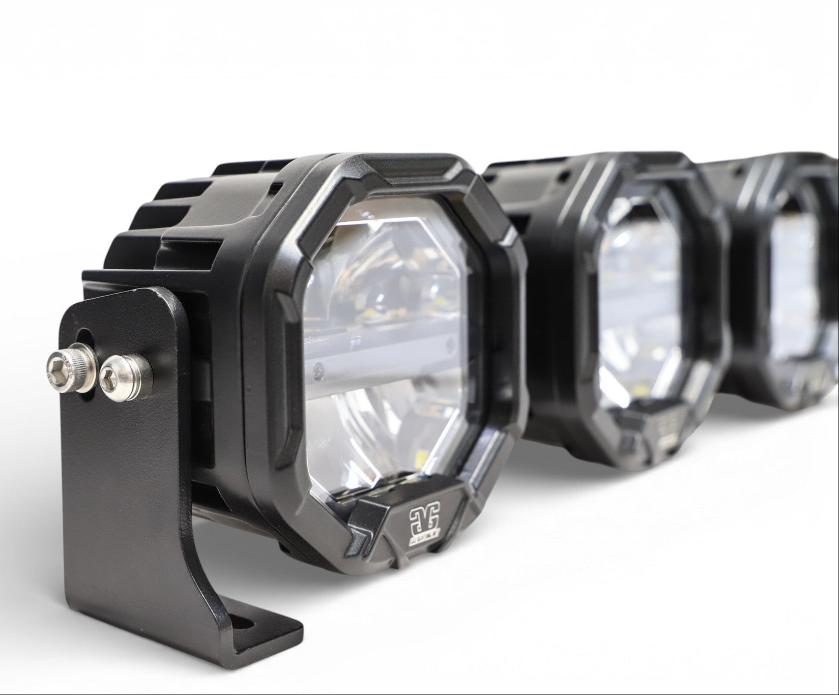 4 Light U-Con Interlocking Off Road LED Pod With Amber or White DRL Running Light
