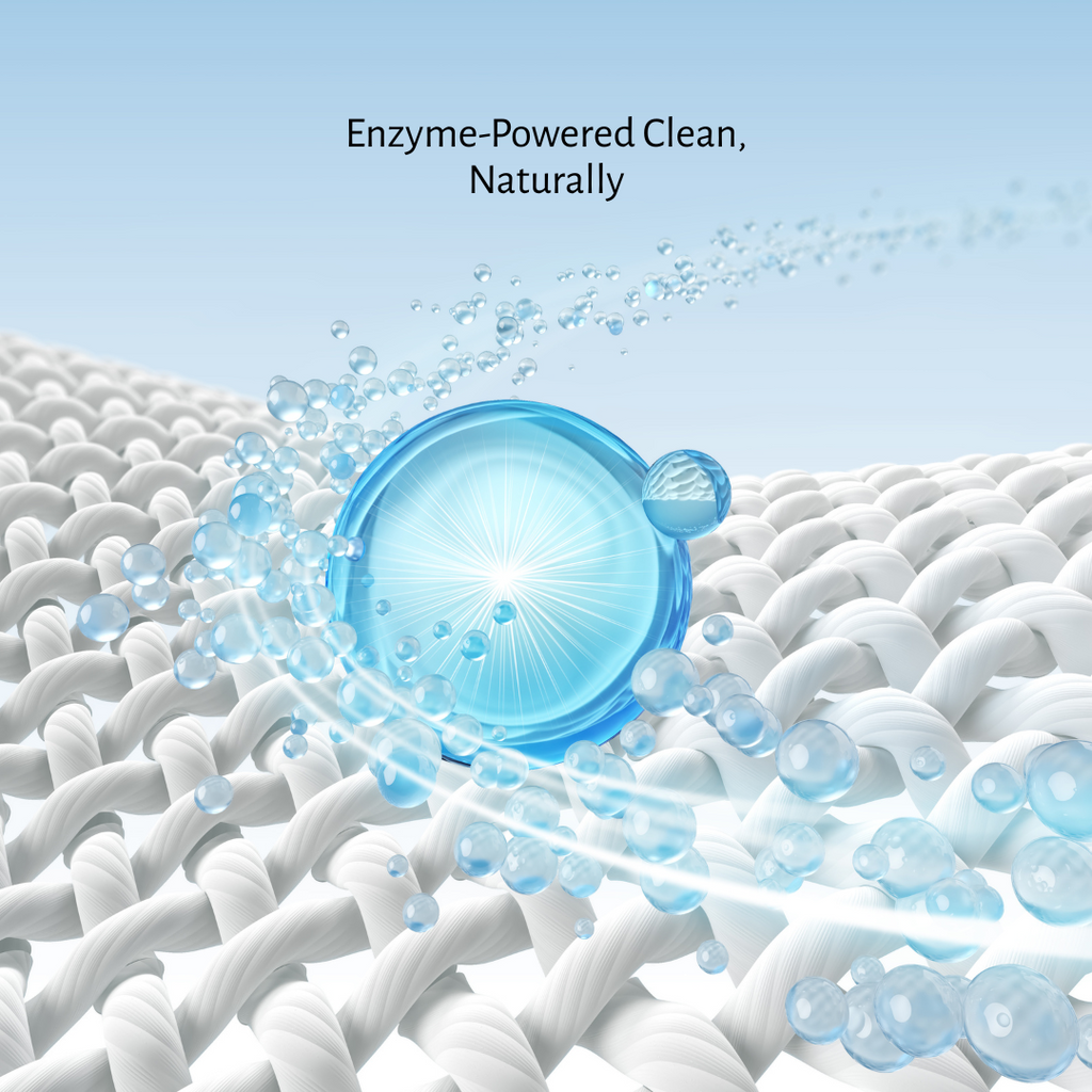 Natural Baby Laundry Detergent: Gentle on Sensitive Skin, Enzyme-Powered, and Non-Toxic Formula