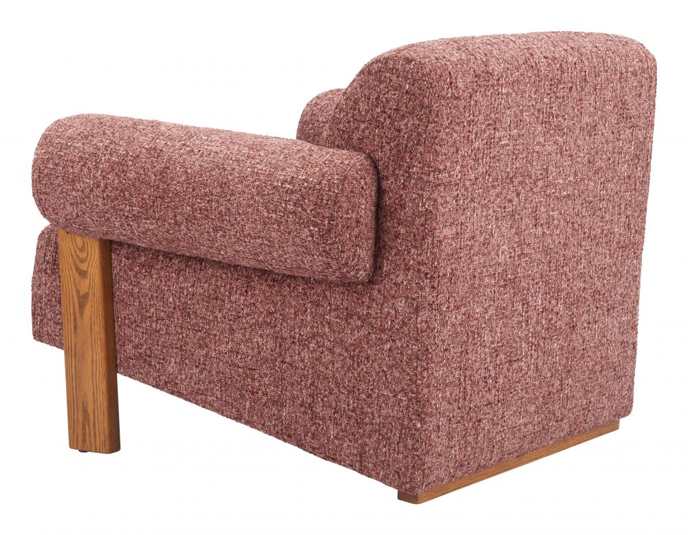 Verity Copper Textured Fabric Accent Chair