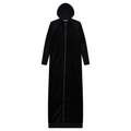 Cotton Velour Robe WIth Hoodie