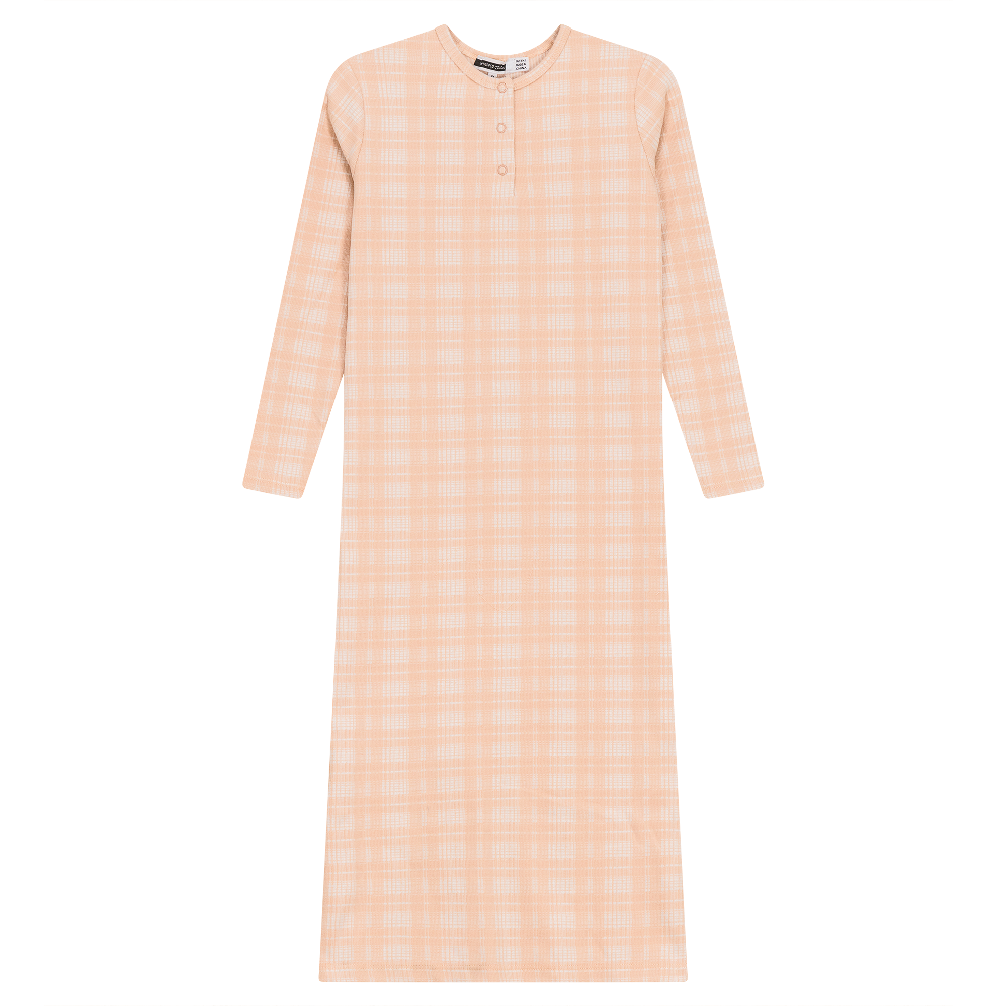 Brushed Rib Plaid Night Gown