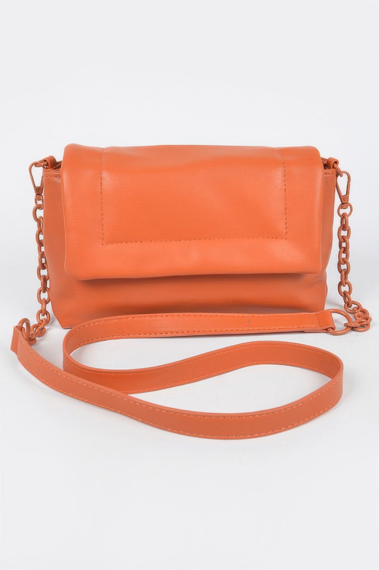 Faux Leather Shoulder Bag