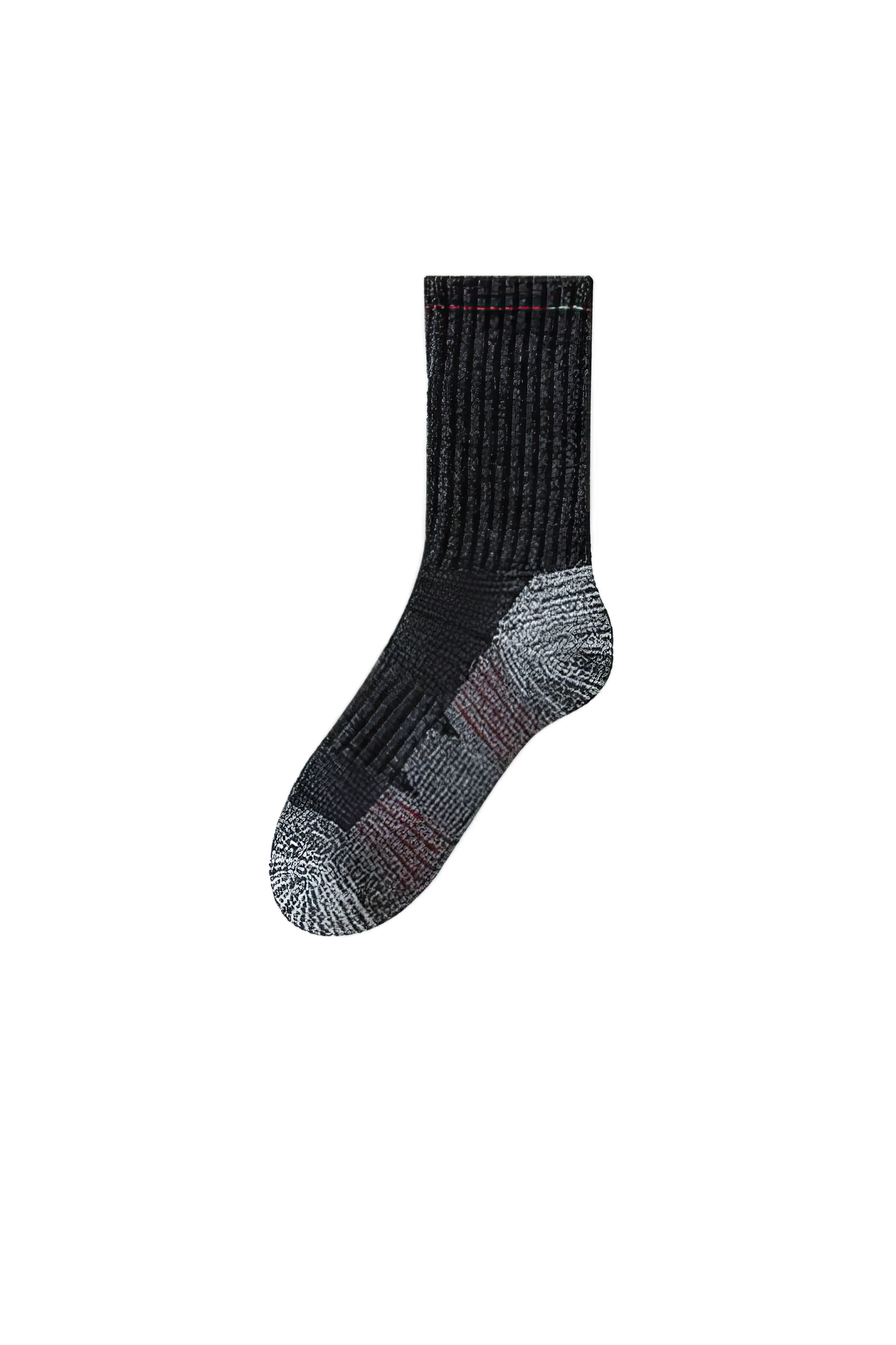 Mid-Calf Wool Outdoor Socks for Hiking, Skiing & Mountaineering