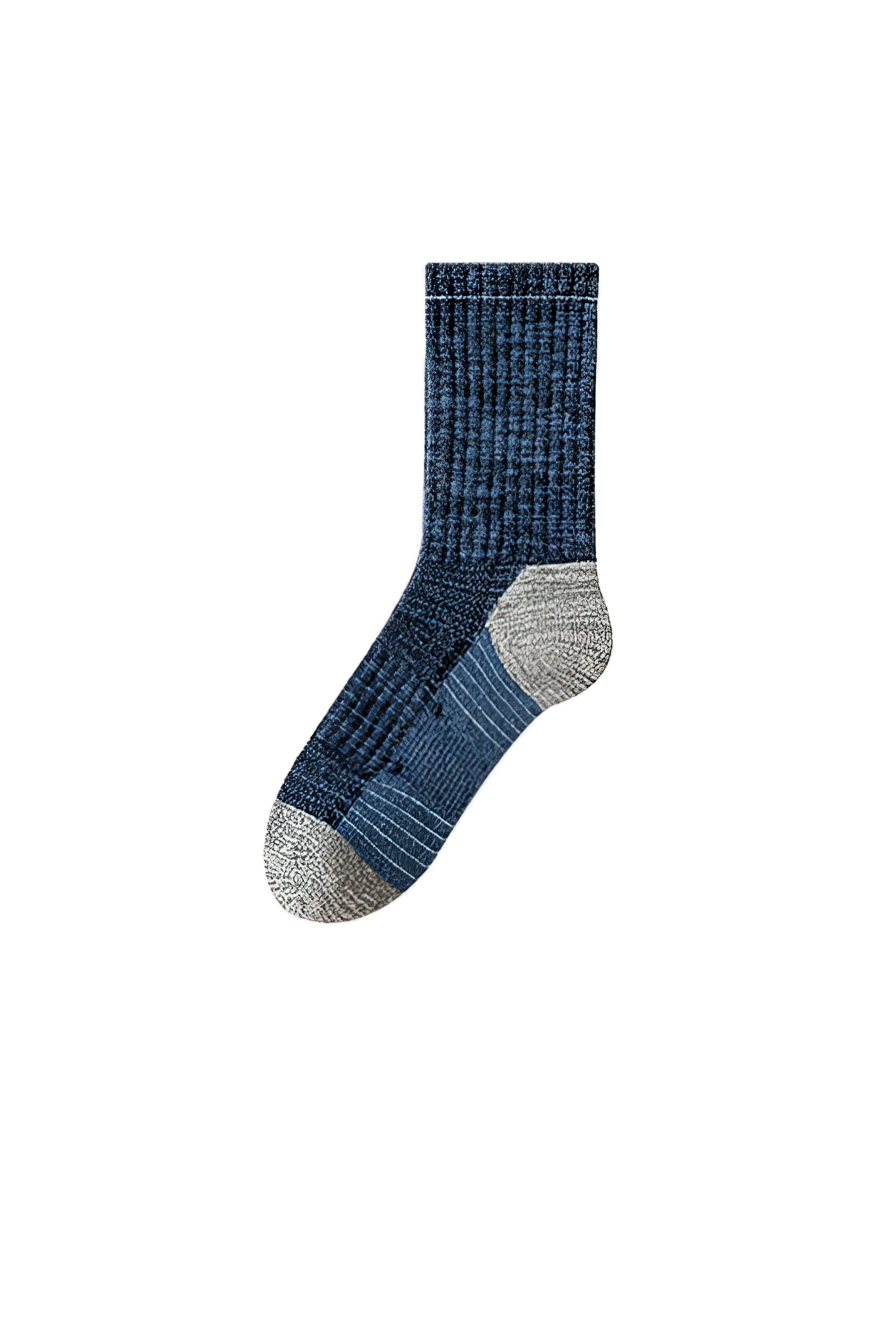 Mid-Calf Wool Outdoor Socks for Hiking, Skiing & Mountaineering