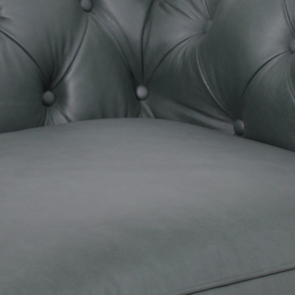 Belgravia Chesterfield Tufted Top Grain Leather Sofa – Classic Elegance Meets Modern Comfort