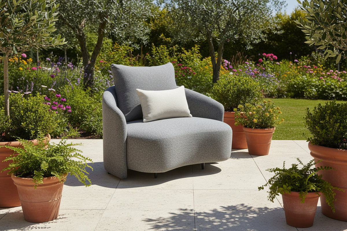 Serene Outdoor 6-Piece Lounge Set –  2-Sofas, Arm chair & Table Set