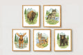 Wild Beasts Art Print, Framed (12" x 16")