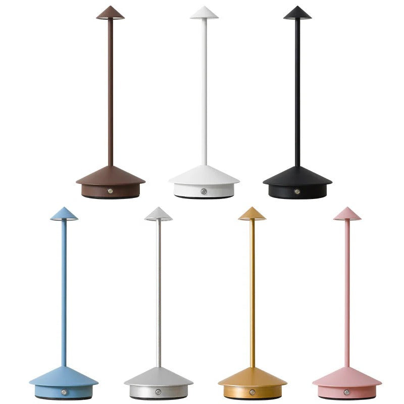 Wireless LED Table Lamp – Cordless Dimmable Touch Light for Bedroom & Living Room