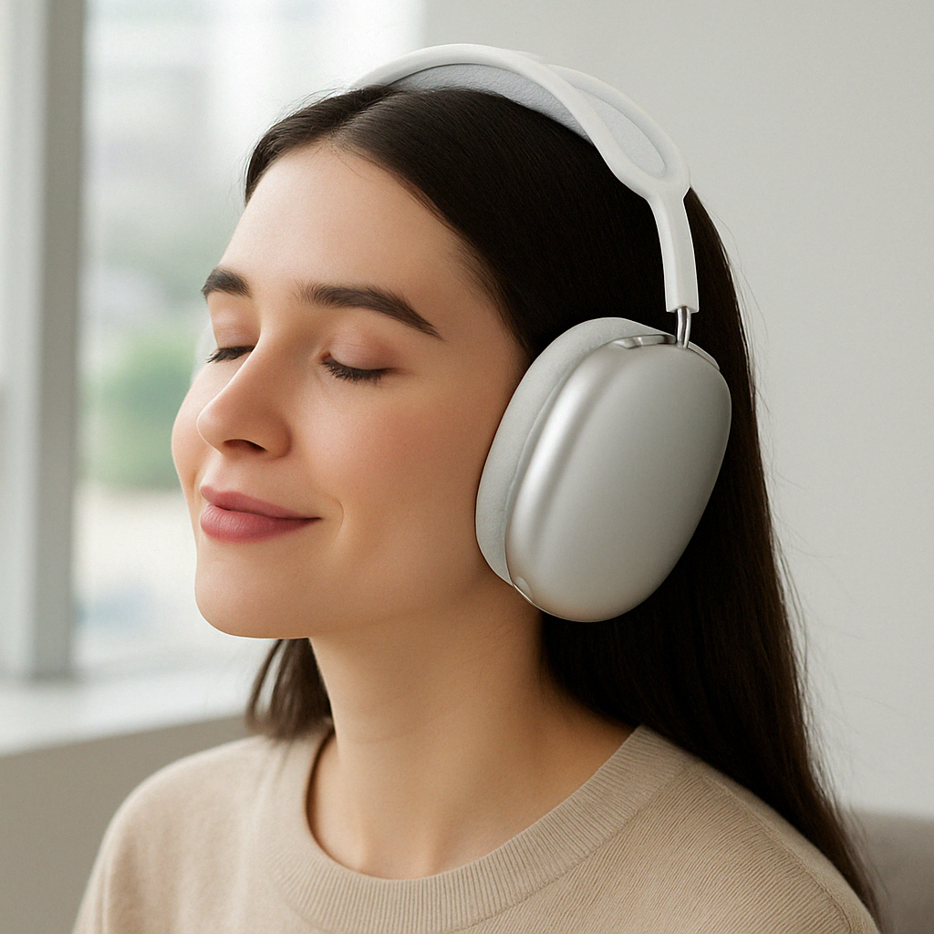 Wireless Noise Cancelling Over Ear Bluetooth Headphones