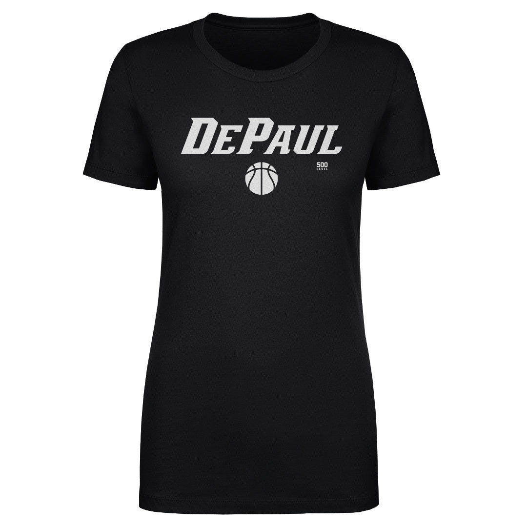 DePaul Blue Demons Basketball Minimalist WHT