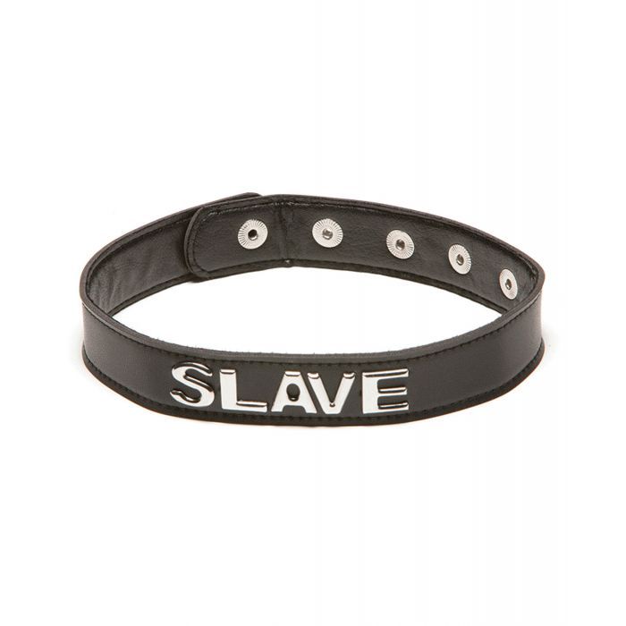 Talk Dirty To Me Faux Leather Collar