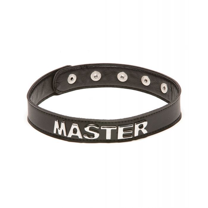 Talk Dirty To Me Faux Leather Collar