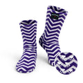 Polar Feet Fleece Socks - Zigzag