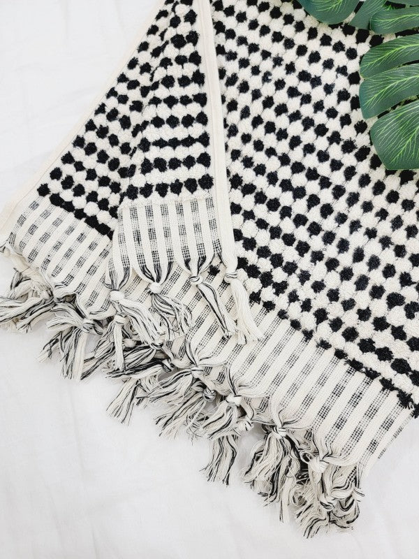 Bath Towels, Organic Turkish Cotton Pom Pom Towels