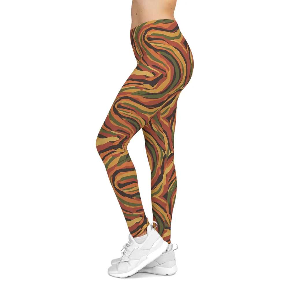 Earth Spiral Leggings - Premium Women's Fashion Activewear - DipaliZ