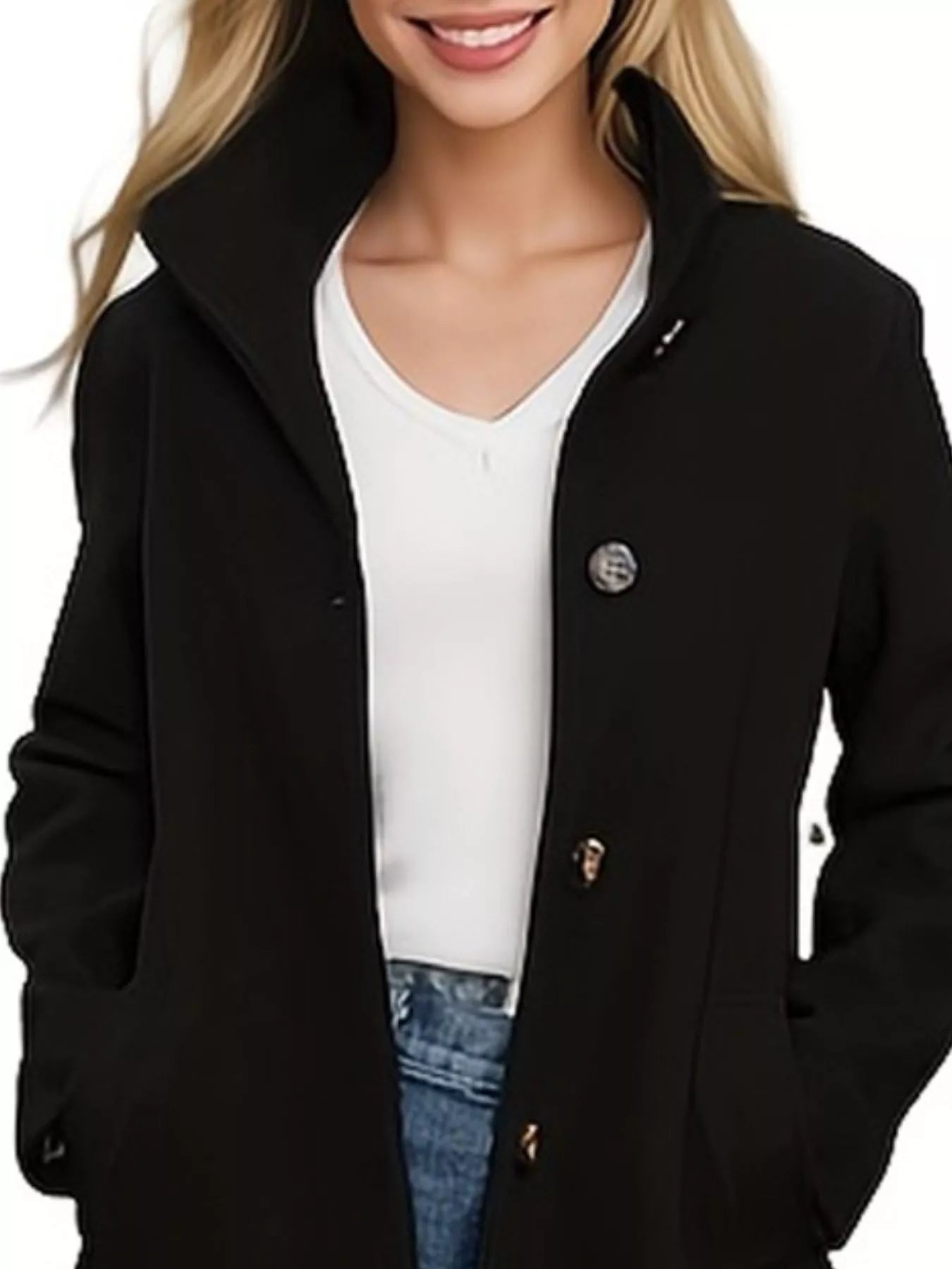 Button-Down Long Sleeve Outerwear