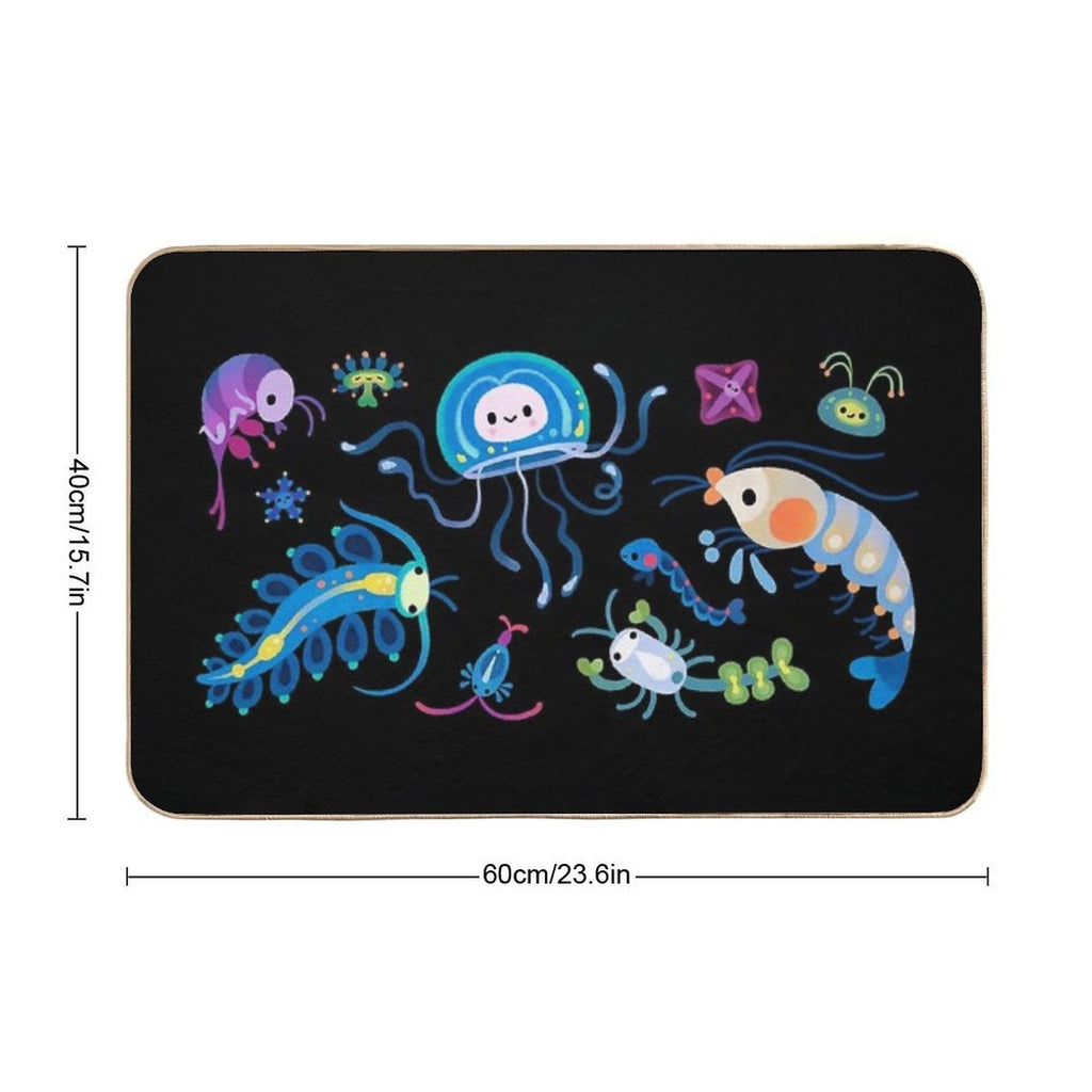 Zooplankton Bath Mat