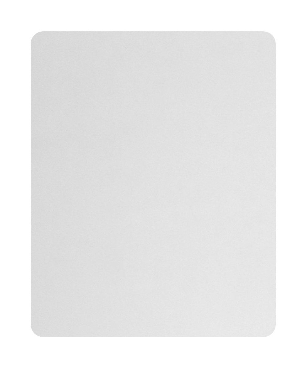 Moderne Flush Mount Conversion Kit 18"w White Linen  Shallow Drum Lampshade