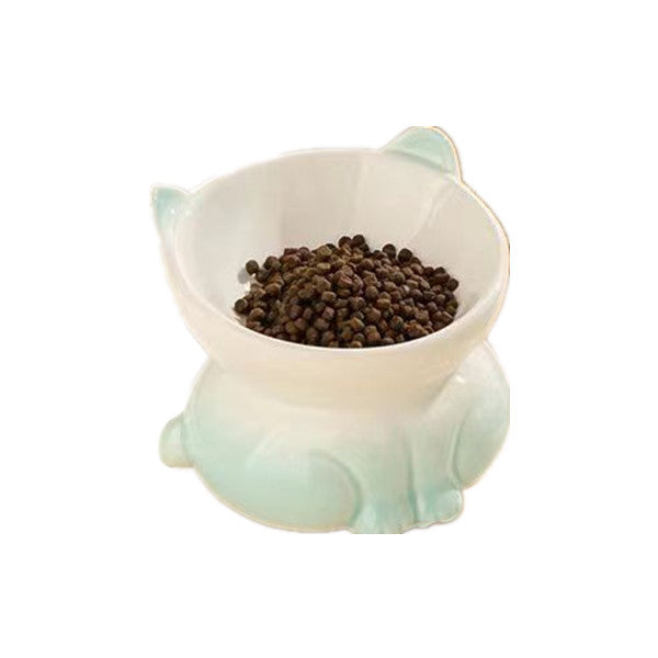 Ceramic Cat Dog Bowl Pet Supplies Drinking Water Goblet Food Basin