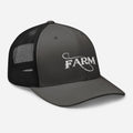 Snap Back Embroidered Hat - Charcoal/Black