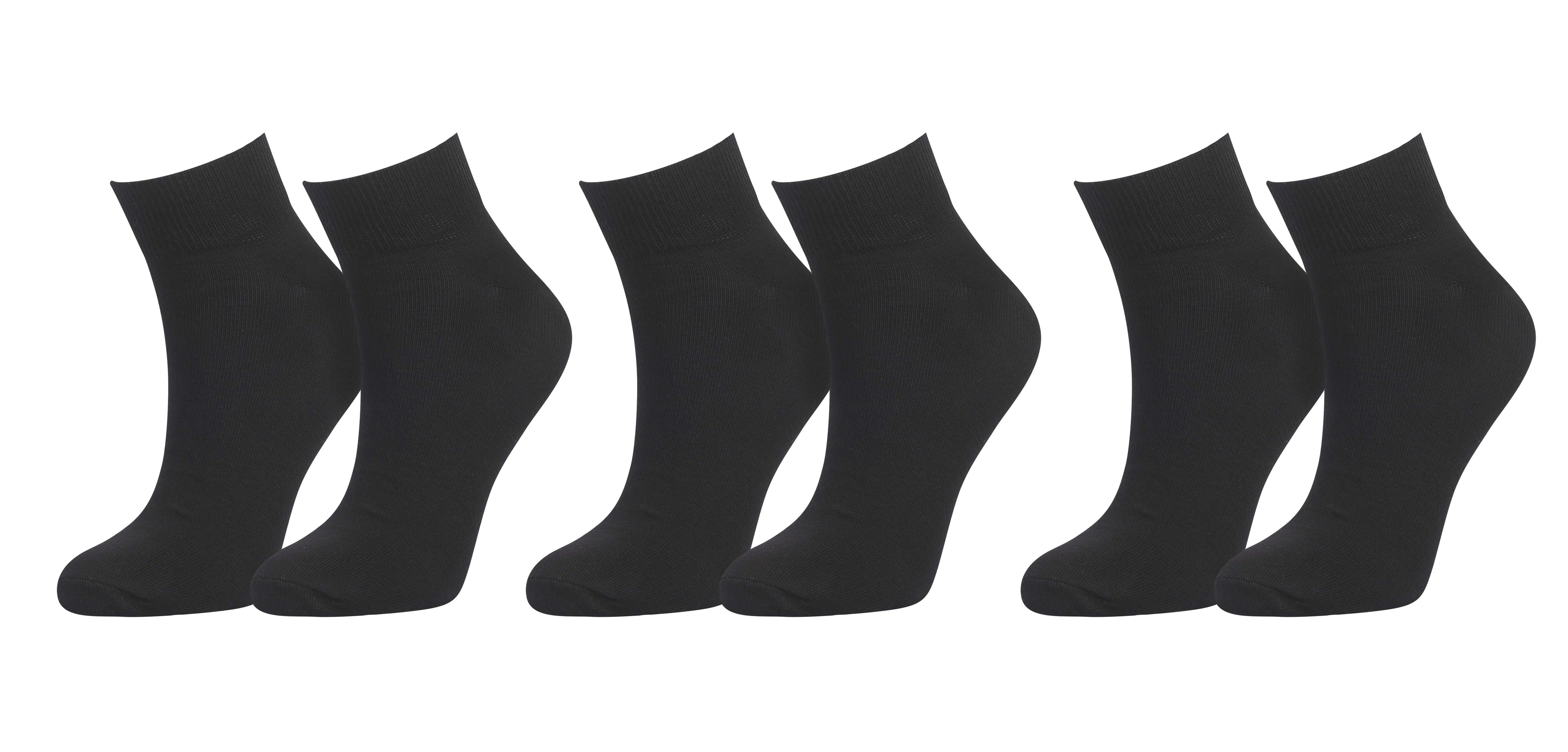 tittimitti® Women’s Organic Cotton Ankle Socks 3-Pack – Breathable Everyday Ankle Socks