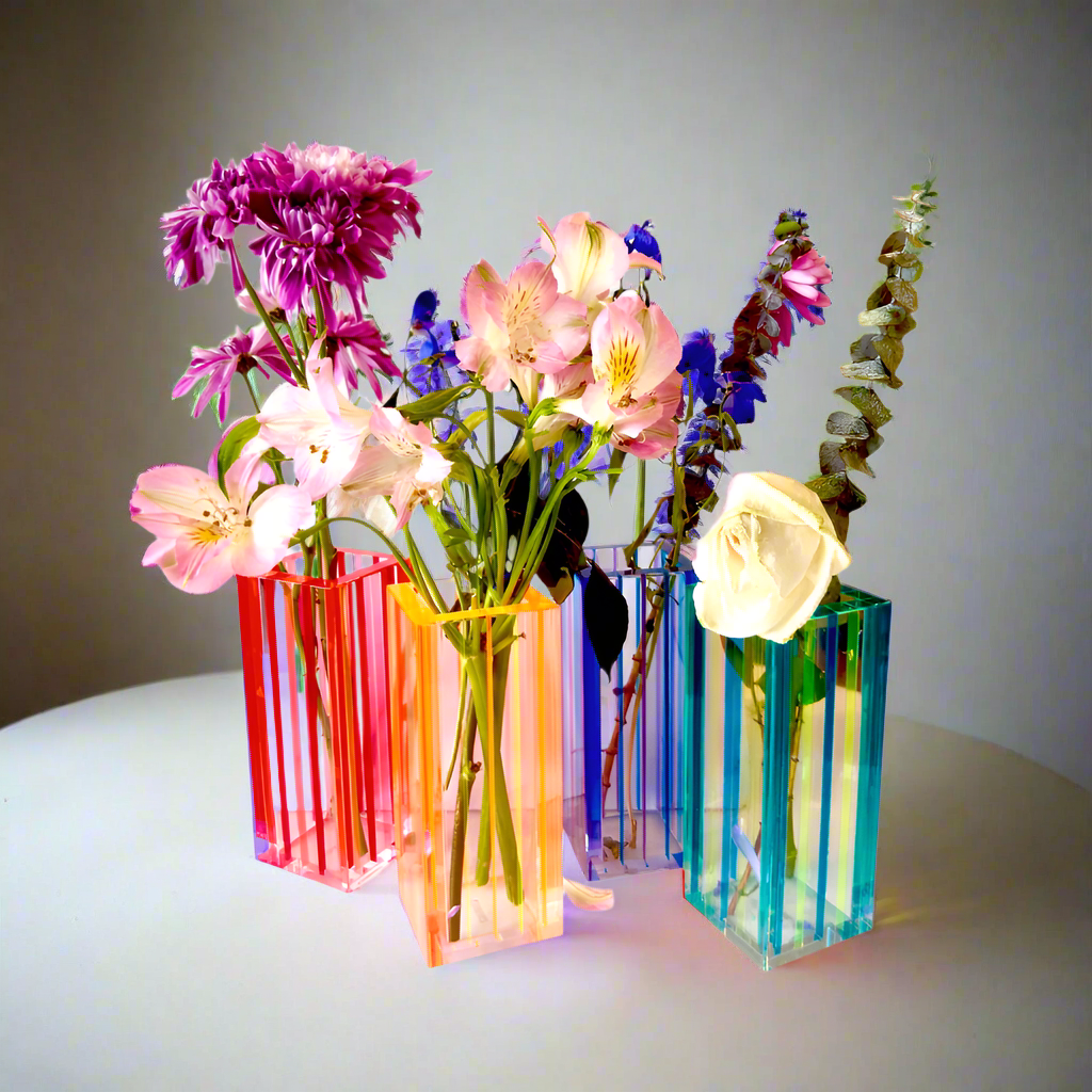Canetti Colorful Bouquet Vase in Blue/Green