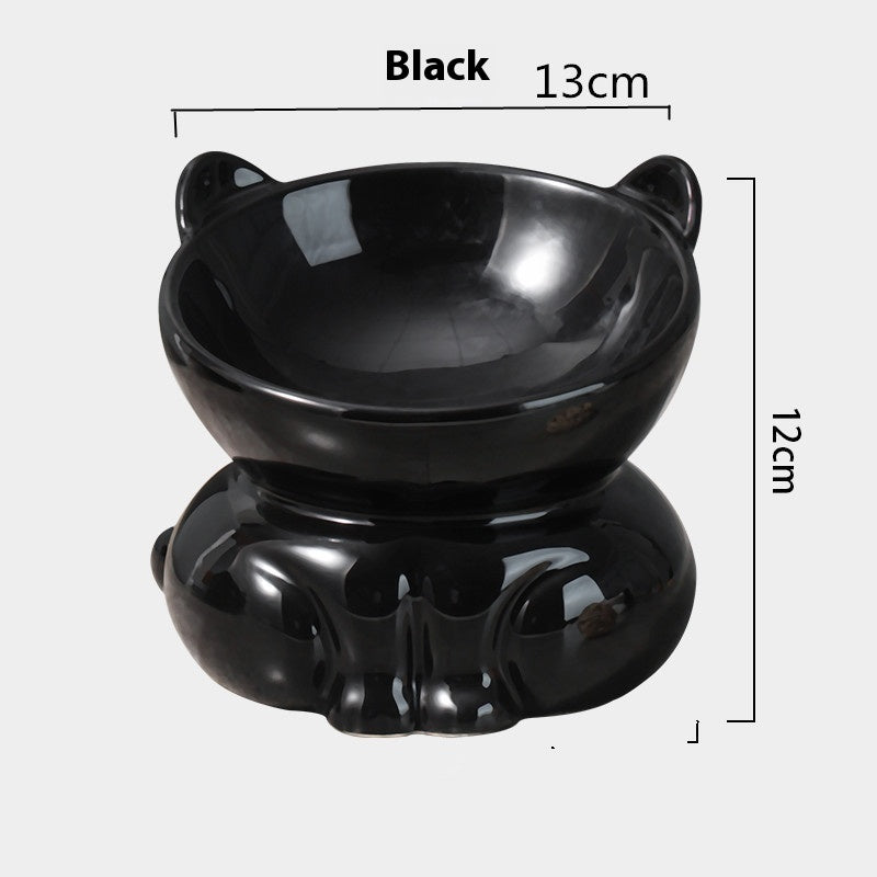 Ceramic Cat Dog Bowl Pet Supplies Drinking Water Goblet Food Basin