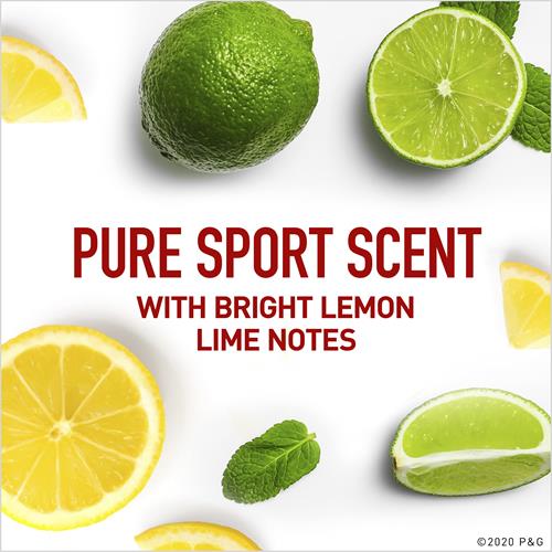 Old Spice Aluminum Free Deodorant For Men, High Endurance, 24/7 Sweat Defense & Odor Protection, 24/7 Freshness & Lasting Scent, Pure Sport Scent, 2.25 Oz