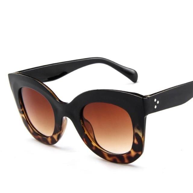 Cat Eyes Sunglasses for Women Polarized Oversized Fashion Vintage Eyewear for Driving Popular Vintage Sunglasses For  Women In Cat Eye Design Glasses For Women Men