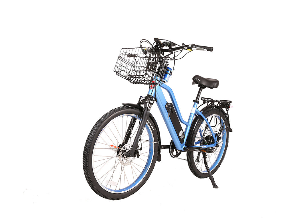 X-Treme Catalina Beach Cruiser - Electric Bicycle - 48 Volt - Step-Through Frame Long Range - Comfort Bike