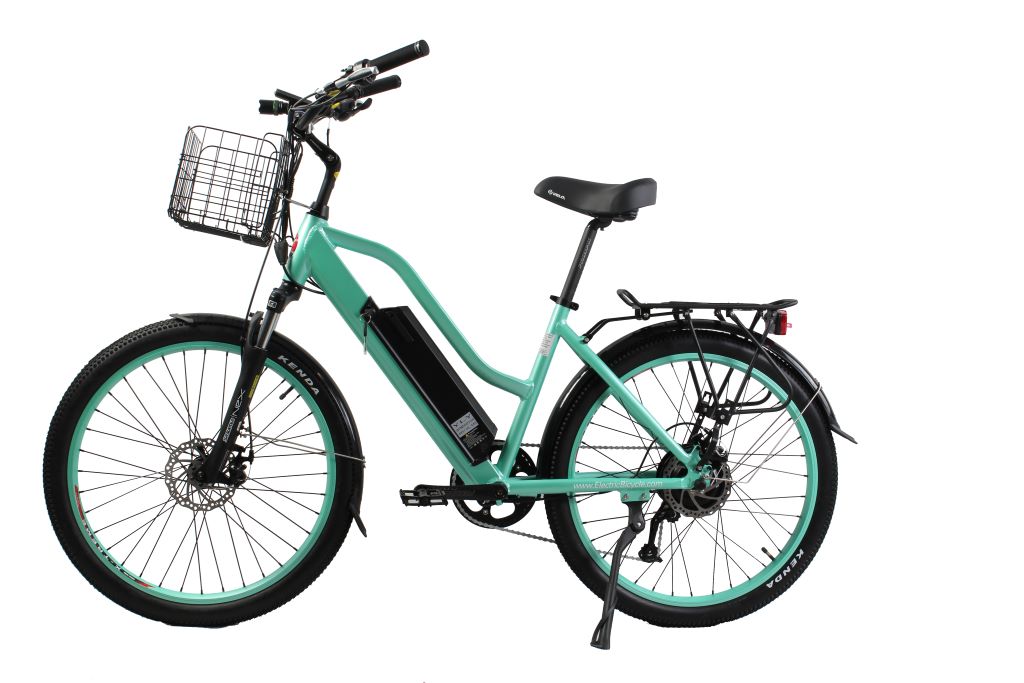X-Treme Catalina Beach Cruiser - Electric Bicycle - 48 Volt - Step-Through Frame Long Range - Comfort Bike