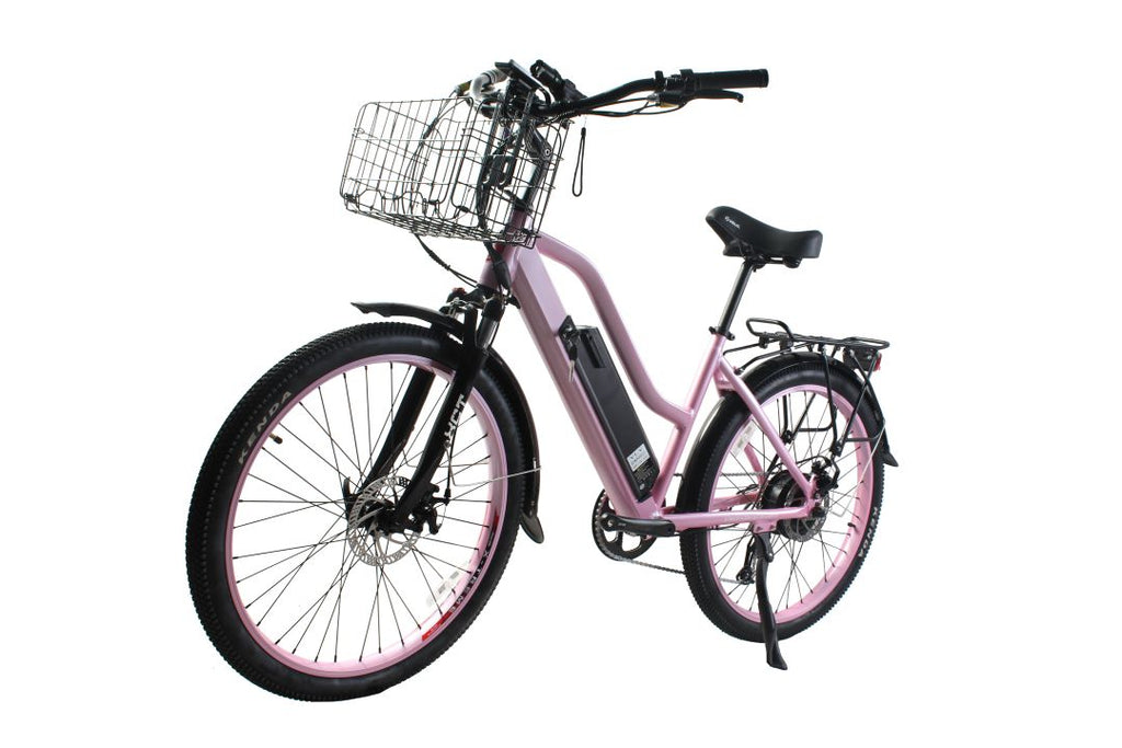 X-Treme Catalina Beach Cruiser - Electric Bicycle - 48 Volt - Step-Through Frame Long Range - Comfort Bike