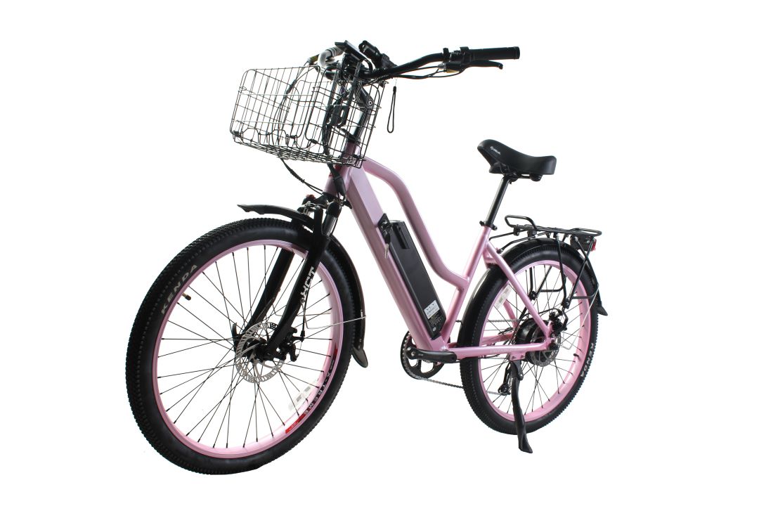 X-Treme Catalina Beach Cruiser - Electric Bicycle - 48 Volt - Step-Through Frame Long Range - Comfort Bike