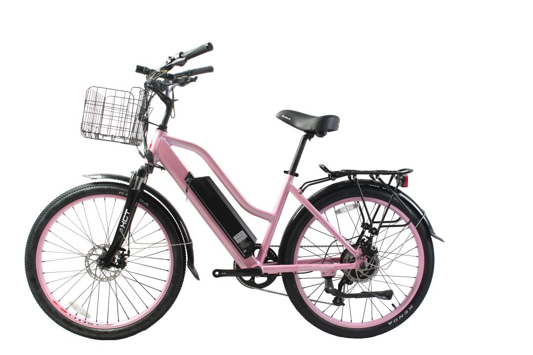 X-Treme Catalina Beach Cruiser - Electric Bicycle - 48 Volt - Step-Through Frame Long Range - Comfort Bike