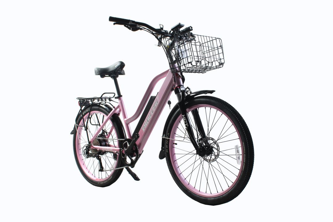 X-Treme Catalina Beach Cruiser - Electric Bicycle - 48 Volt - Step-Through Frame Long Range - Comfort Bike