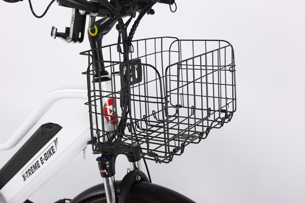 X-Treme Catalina Beach Cruiser - Electric Bicycle - 48 Volt - Step-Through Frame Long Range - Comfort Bike