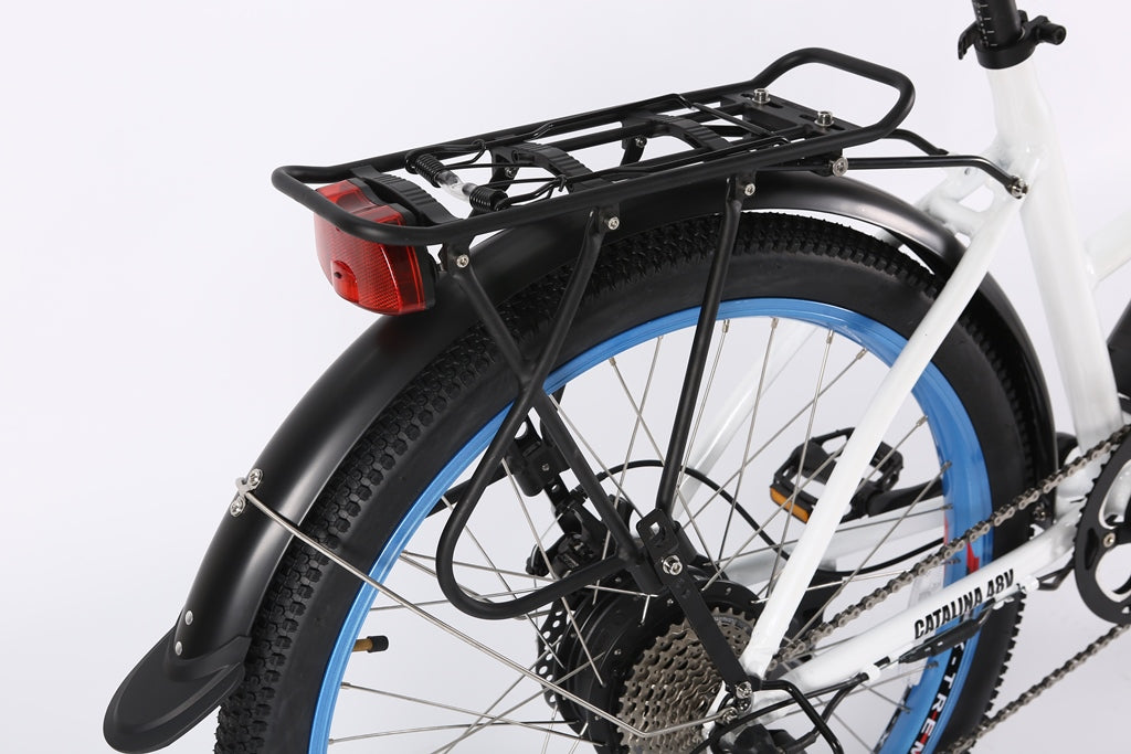 X-Treme Catalina Beach Cruiser - Electric Bicycle - 48 Volt - Step-Through Frame Long Range - Comfort Bike