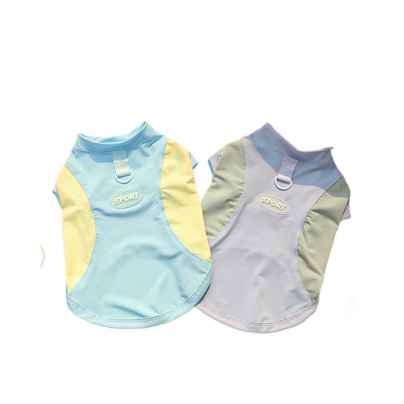 Ice-silk Vest For Small And Medium-sized Dogsoutdoor Sun Protection Pet Clothing