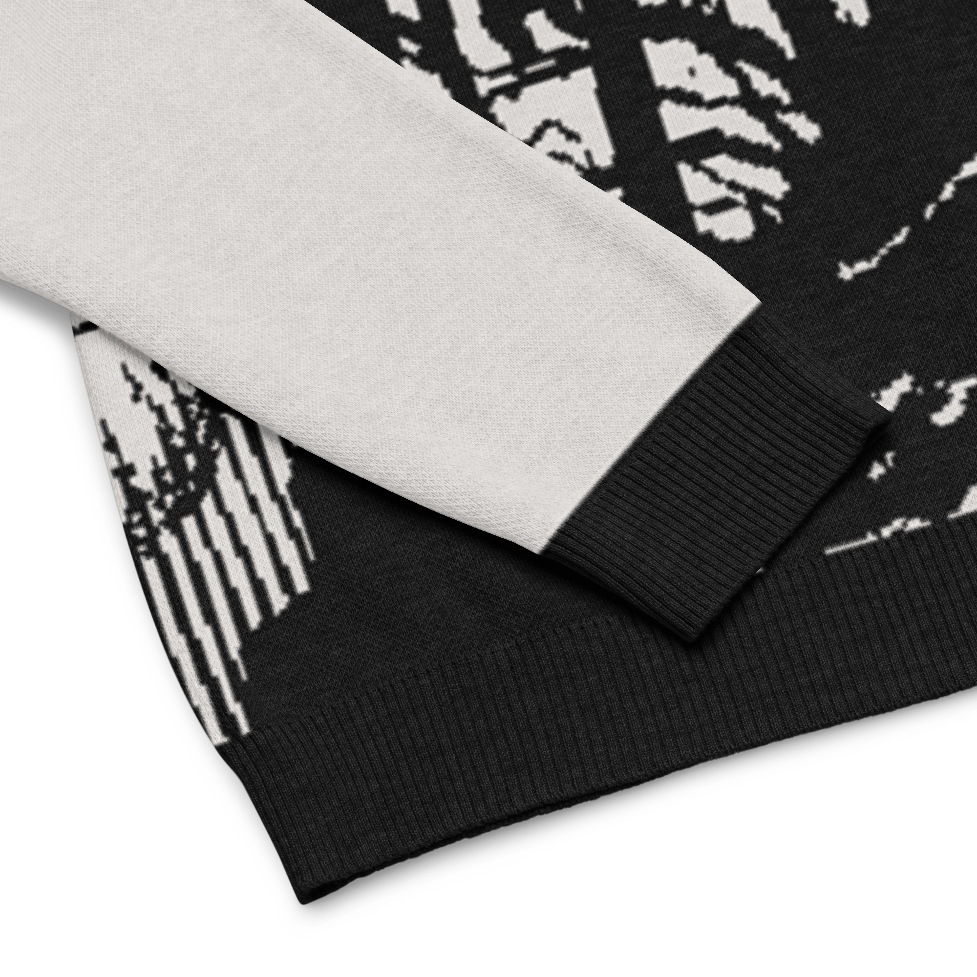 Cemetery Ash Knit Crew Neck Sweater