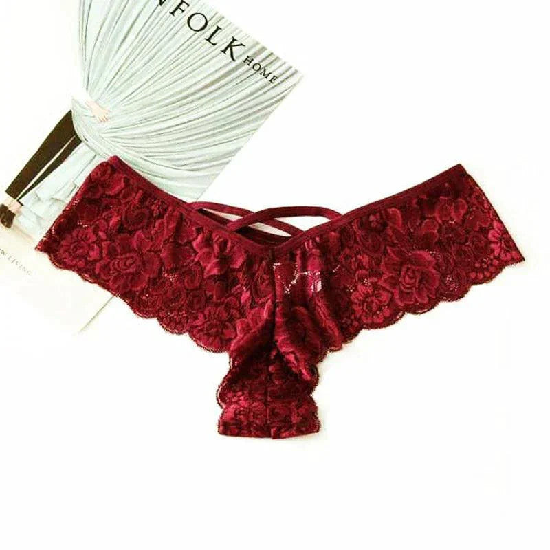 Chic 4-Pack Lace G-String Panties for Women