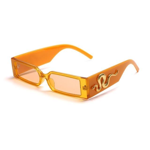 Classic Rectangle Shape Sunglasses For Men New Vintage Design Small Square Shape Sun Glasses For Women New Comfortable & Decent Shades For Driving Eyewear