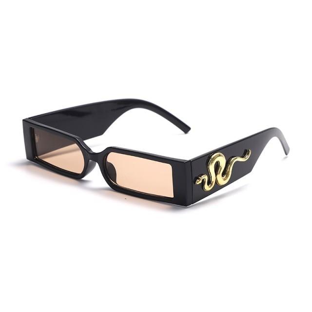 Classic Rectangle Shape Sunglasses For Men New Vintage Design Small Square Shape Sun Glasses For Women New Comfortable & Decent Shades For Driving Eyewear