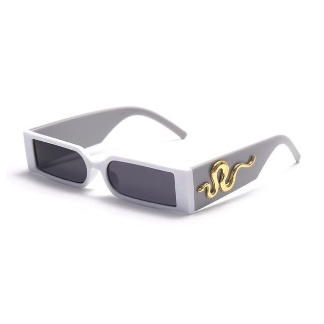 Classic Rectangle Shape Sunglasses For Men New Vintage Design Small Square Shape Sun Glasses For Women New Comfortable & Decent Shades For Driving Eyewear