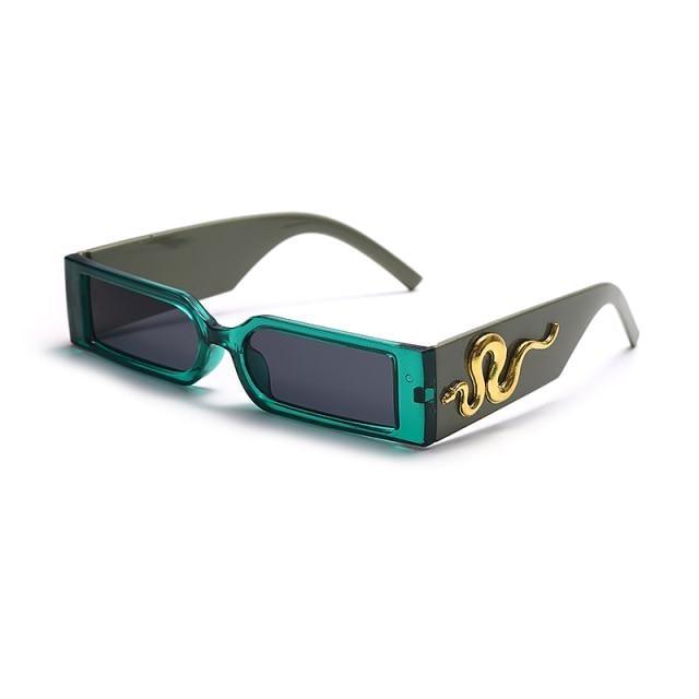 Classic Rectangle Shape Sunglasses For Men New Vintage Design Small Square Shape Sun Glasses For Women New Comfortable & Decent Shades For Driving Eyewear